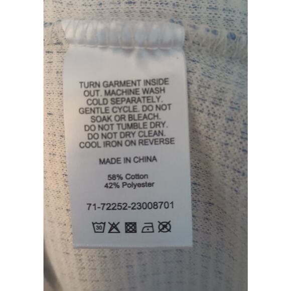 NWT Women's Large Cotton Blend Boxy Short Sleeve Shirt byCASRTO - Picture 7 of 7